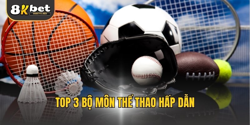 Top 3 bộ môn thể thao hấp dẫn